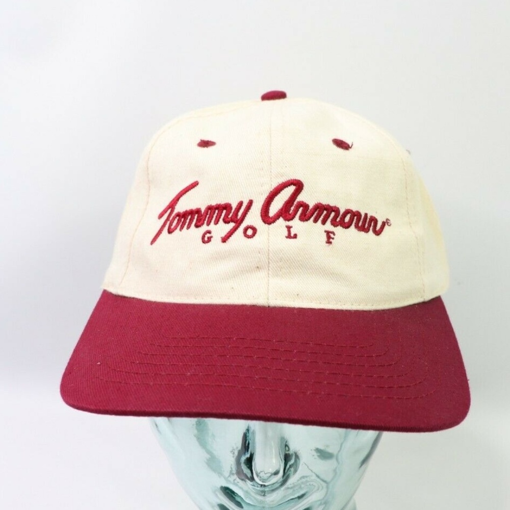 New Vintage Tommy Armour Golf Leather Strap Hat